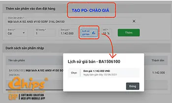 Phần mềm quản lý đơn hàng CloudERPs SCM