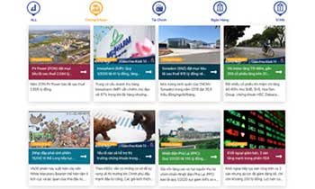 Chips cung cấp công cụ quét tin và đăng tự động lên Website của Khách hàng trong lĩnh vực tài chính, chứng khoán.